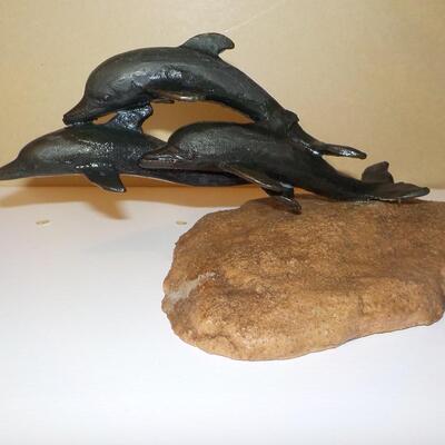 Bronze Mounted Dolphins.