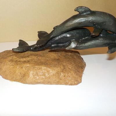 Bronze Mounted Dolphins.
