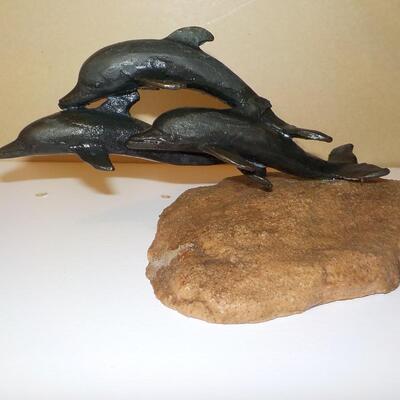 Bronze Mounted Dolphins.