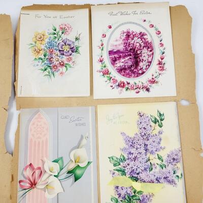 OLD VINTAGE GREETING CARDS LOT #4