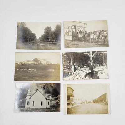 OLD POSTCARDS - PLACES - LOT #1