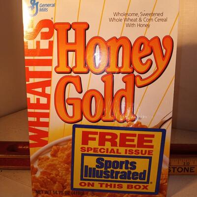 Honey Frosted Wheaties Jackie Robinson 50th Anniversary Box Factory Sealed New