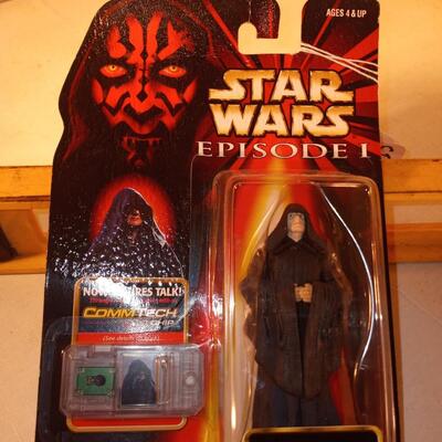 Star Wars Darth Sidious Episode 1 Phantom Menace CommTech 3.75 Inch Figur