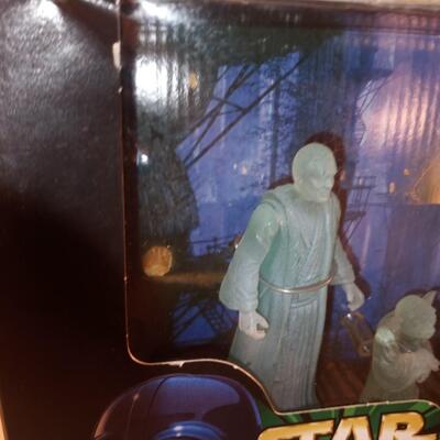 Star Wars the Power of the Force "Jedi Spirits" Anakin/Yoda/Obi-Wan 1998 NIB