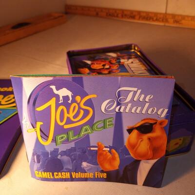 CAMEL CIGARETTES COLLECTORS TIN SMOKIN JOES RACING W/ MATCHES NIB. 1994