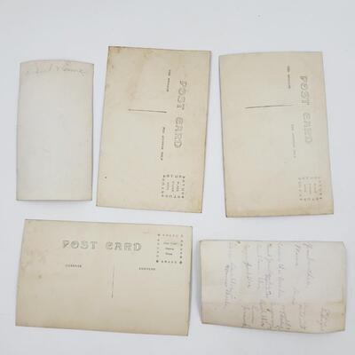 OLD POSTCARDS & 2 PICTURES - PEOPLE