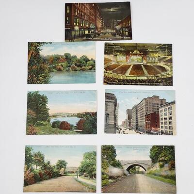 OLD POSTCARDS - KC MO - 7 PC
