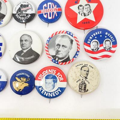 POLITICAL CAMPAIGN BUTTON LOT #2