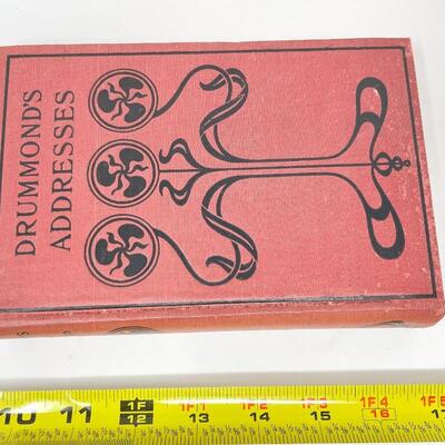 ANTIQUE BOOK â€œDRUMMONDâ€™S ADDRESSESâ€
