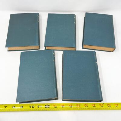 ANTIQUE RUDYARD KIPLING 5 VOLUME BOOK SET