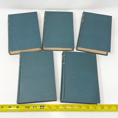 ANTIQUE RUDYARD KIPLING 5 VOLUME BOOK SET