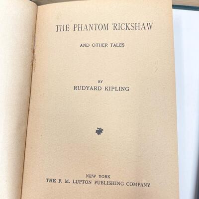 ANTIQUE RUDYARD KIPLING 5 VOLUME BOOK SET