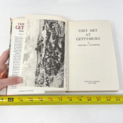 1956 â€œTHEY MET AT GETTYSBURGâ€ EDWARD J. STACKPOLE CIVIL WAR BOOK