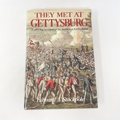 1956 â€œTHEY MET AT GETTYSBURGâ€ EDWARD J. STACKPOLE CIVIL WAR BOOK