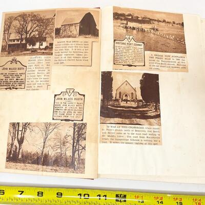 1937 â€œWHY WAS LINCOLN MURDERED?â€ BY OTTO EISENSCHIML - WITH 1940S NEWSPAPER CLIPPINGS