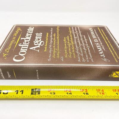 â€œCONFEDERATE AGENTâ€ BY JAMES D. HORAN HARDBACK BOOK