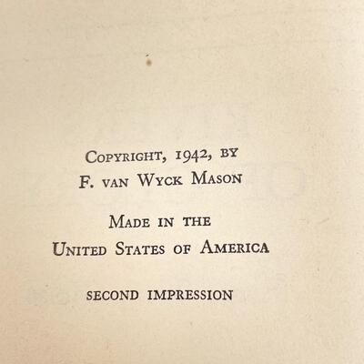 1942 â€œRIVERS OF GLORYâ€ BY F. VAN WYCK MASON HARDBACK BOOK