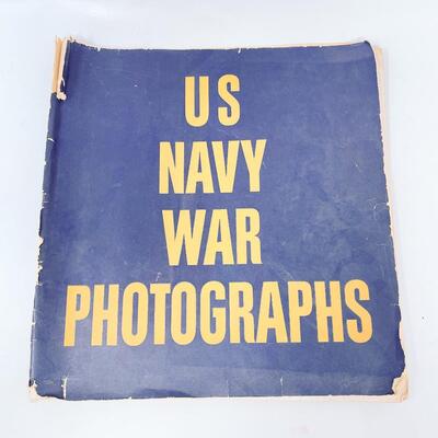 US NAVY WAR PHOTOGRAPH BOOK