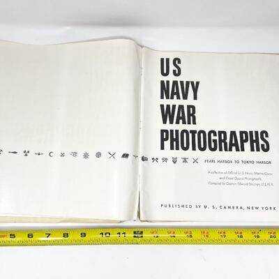 US NAVY WAR PHOTOGRAPH BOOK