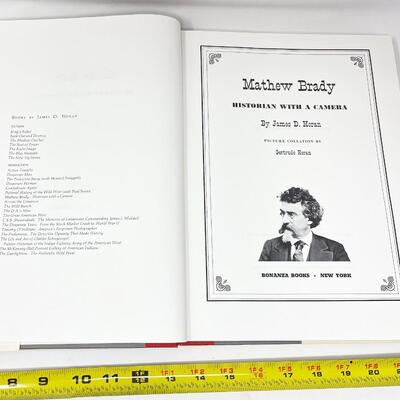 "MATHEW BRADY" JAMES D. HORAN HARDBACK BOOK