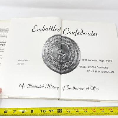 "EMBATTLED CONFEDERATES" BY BELL IRVIN WILEY HARDBACK BOOK