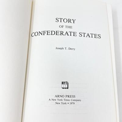1979 "STORY OF THE CONFEDERATE STATES" BY JOSEPH T. DERRY HARDBACK BOOK