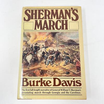 *FIRST EDITION* 1980 "SHERMAN'S MARCH" BY BURKE DAVIS HARDBACK BOOK