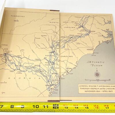 *FIRST EDITION* 1980 "SHERMAN'S MARCH" BY BURKE DAVIS HARDBACK BOOK
