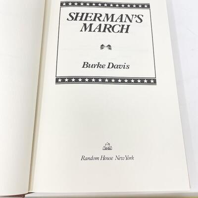 *FIRST EDITION* 1980 "SHERMAN'S MARCH" BY BURKE DAVIS HARDBACK BOOK