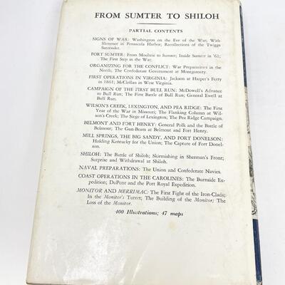 1956 "FROM SUMTER TO SHILOH" BY THOMAS YOSELOFF HARDBACK BOOK