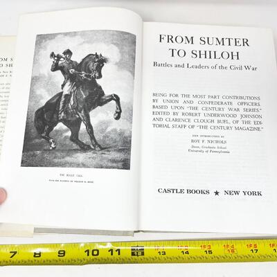 1956 "FROM SUMTER TO SHILOH" BY THOMAS YOSELOFF HARDBACK BOOK
