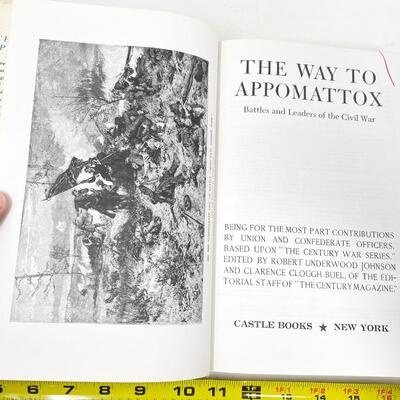 1956 "THE WAY TO APPOMATTOX" BY THOMAS YOSELOFF HARDBACK BOOK