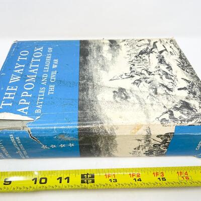 1956 "THE WAY TO APPOMATTOX" BY THOMAS YOSELOFF HARDBACK BOOK