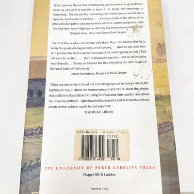 1987 "GETTYSBURG: THE SECOND DAY" BY HARRY W. PFANZ HARDBACK BOOK