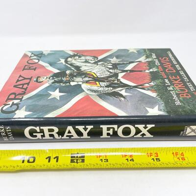 "GRAY FOX: ROBERT E. LEE AND THE CIVIL WAR" BY BURKE DAVIS HARDBACK BOOK