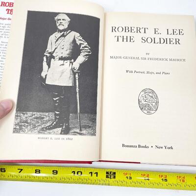 "ROBERT E. LEE: THE SOLIDER" BY MAJOR-GENERAL SIR FREDERICK MAURICE HARDBACK BOOK