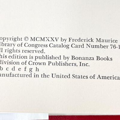 "ROBERT E. LEE: THE SOLIDER" BY MAJOR-GENERAL SIR FREDERICK MAURICE HARDBACK BOOK