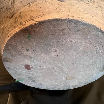 Rare Large Martaban Jar Circa 1600 with Dark Black Brown Glaze