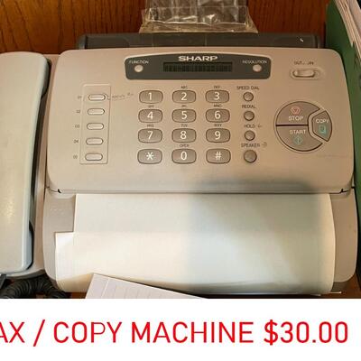 Fax machine Â  Â  Â  Â  Â  Â  Â  Â  Â  Â  Â 