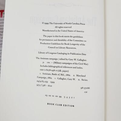 THE ANTIETAM CAMPAIGN HARD BACK BOOK
