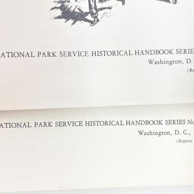 NATIONAL PARK SERVICE HISTORICAL HANDBOOK SERIES LOT #2
