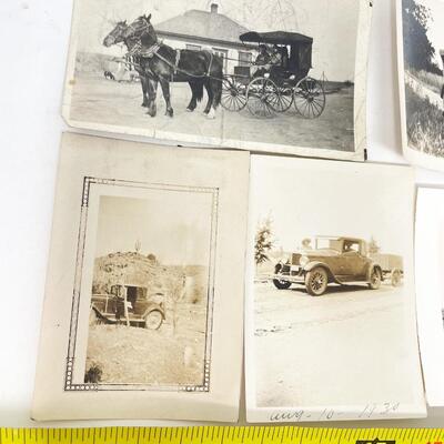 ANTIQUE PHOTOGRAPH LOT - VEHICLES