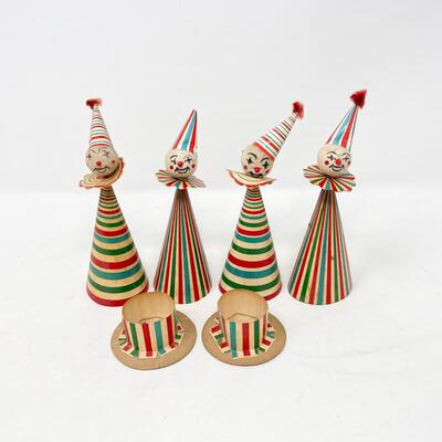 VINTAGE PAPER CLOWNS