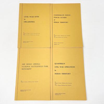 OKLAHOMA HISTORICAL SOCIETY CIVIL WAR BOOKLETS LOT