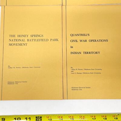 OKLAHOMA HISTORICAL SOCIETY CIVIL WAR BOOKLETS LOT