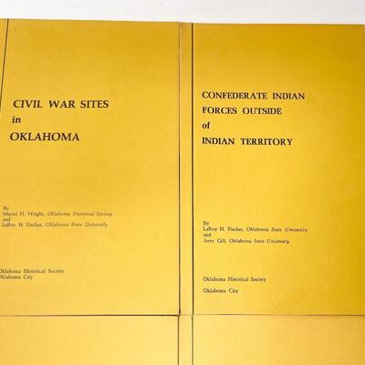 OKLAHOMA HISTORICAL SOCIETY CIVIL WAR BOOKLETS LOT