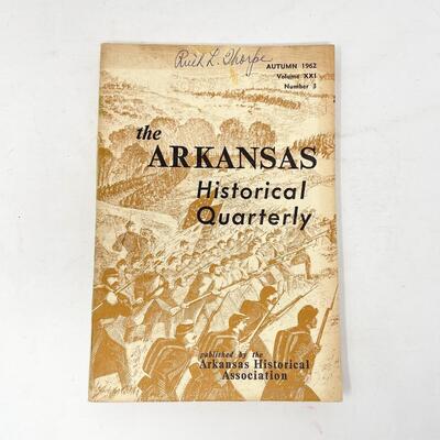 1962 THE ARKANSAS HISTORICAL QUARTERLY VOLUME XXI NUMBER 3