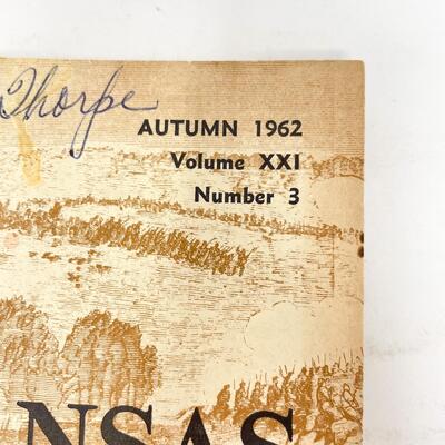 1962 THE ARKANSAS HISTORICAL QUARTERLY VOLUME XXI NUMBER 3
