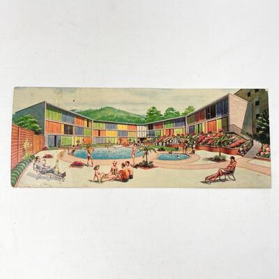 VINTAGE MAJESTIC LANAI SUITES, HOT SPRINGS, ARKANSAS POSTCARD