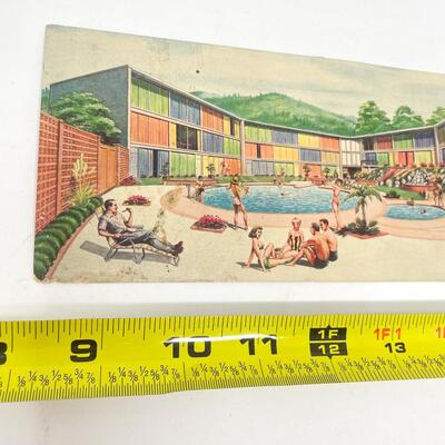 VINTAGE MAJESTIC LANAI SUITES, HOT SPRINGS, ARKANSAS POSTCARD